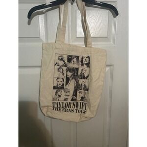 Taylor Swift The Eras Tour Tote Bag Concert Promo Album‎ Eras Beige